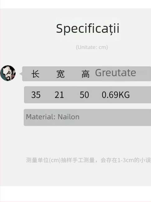 Rucsac extensibil pentru călătorii, unisex, 36–55L, nylon, laptop de 14 inch