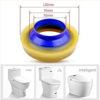 Etanșare pentru flanșa toaletei - garnitură din lut cu elasticitate înaltă, filtru de eliminare a mirosurilor, marca And lining, montaj