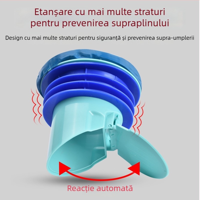 Etanșare flanșă pentru toaletă – anti-odor, anti-scurgeri, garnitură îngroșată, înălțime extinsă, accesoriu universal pentru partea de jos a toaletei