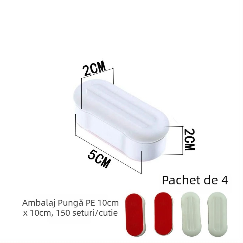 Pad de etanșare a capacului de WC – ABS și TPE, Wash Joy, montaj cu pastă, stil modern minimalist.