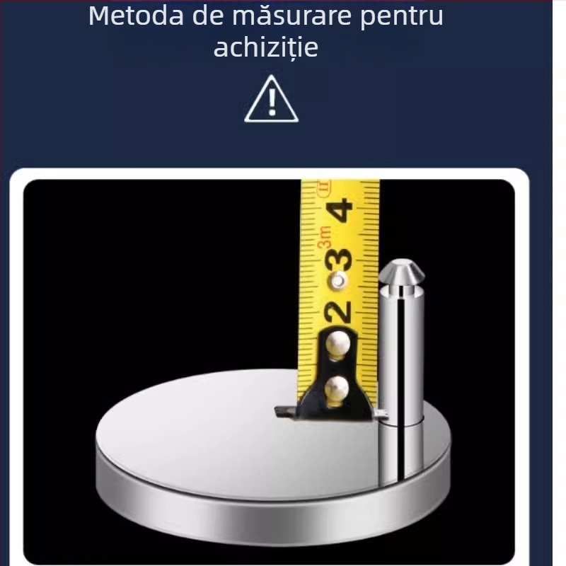 Accesorii capac WC – conector universal cu șurub de expansiune, piuliță și clemă, din oțel inoxidabil și plastic