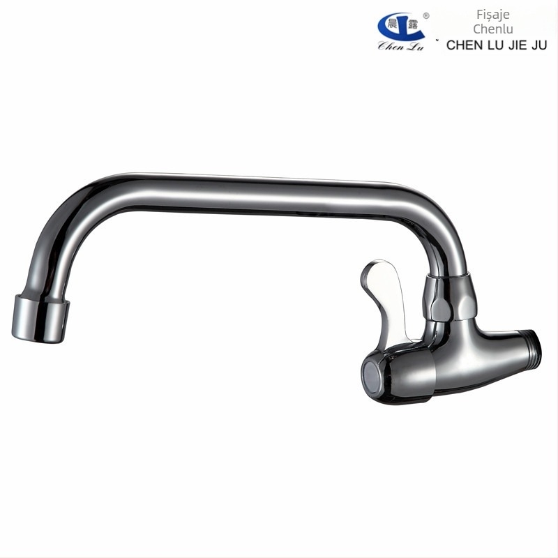 Robinet de bucătărie Morning Dew, orizontal încastrat în perete, cupru, 6 MPa, 0-90°C