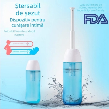 Dispozitiv portabil de curățare pentru zone intime feminine – material EVA, utilizare manuală, Think wash brand, OEM procesare, stil modern minimalist