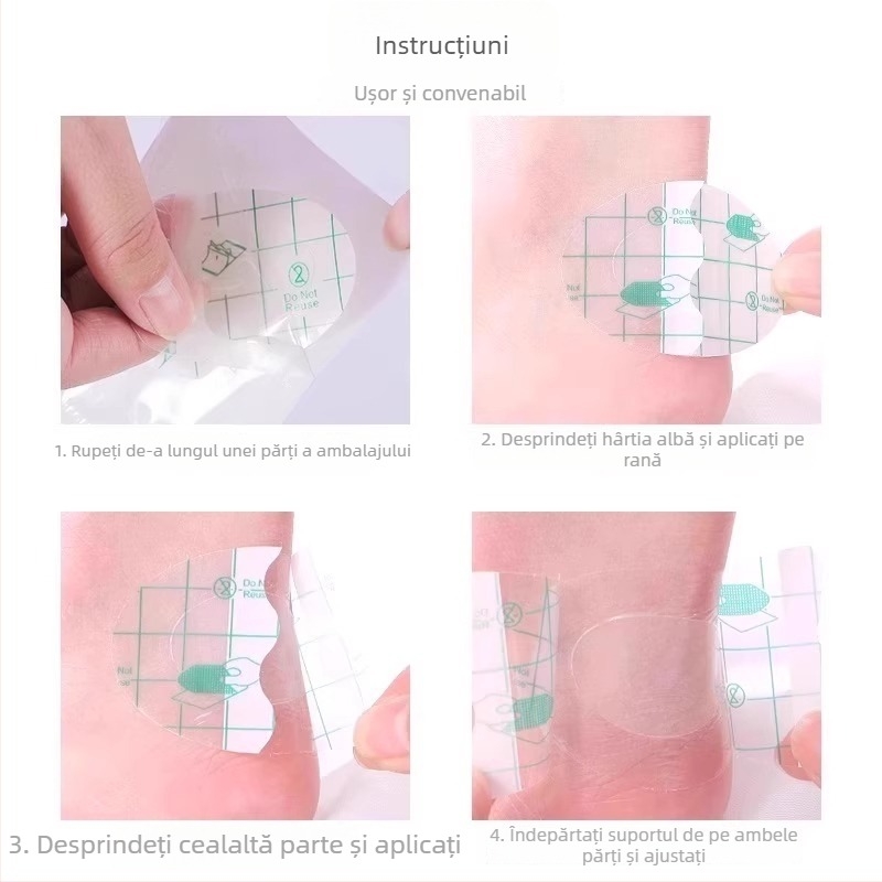 Patch antifrictiune pantofi, model rotund, compatibil cu adidași, pantofi din piele, sandale și pantofi casual, purtare zilnică