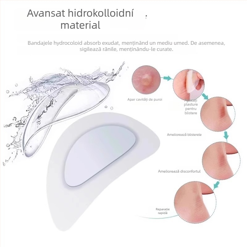 Patch antifrictiune pantofi, model rotund, compatibil cu adidași, pantofi din piele, sandale și pantofi casual, purtare zilnică