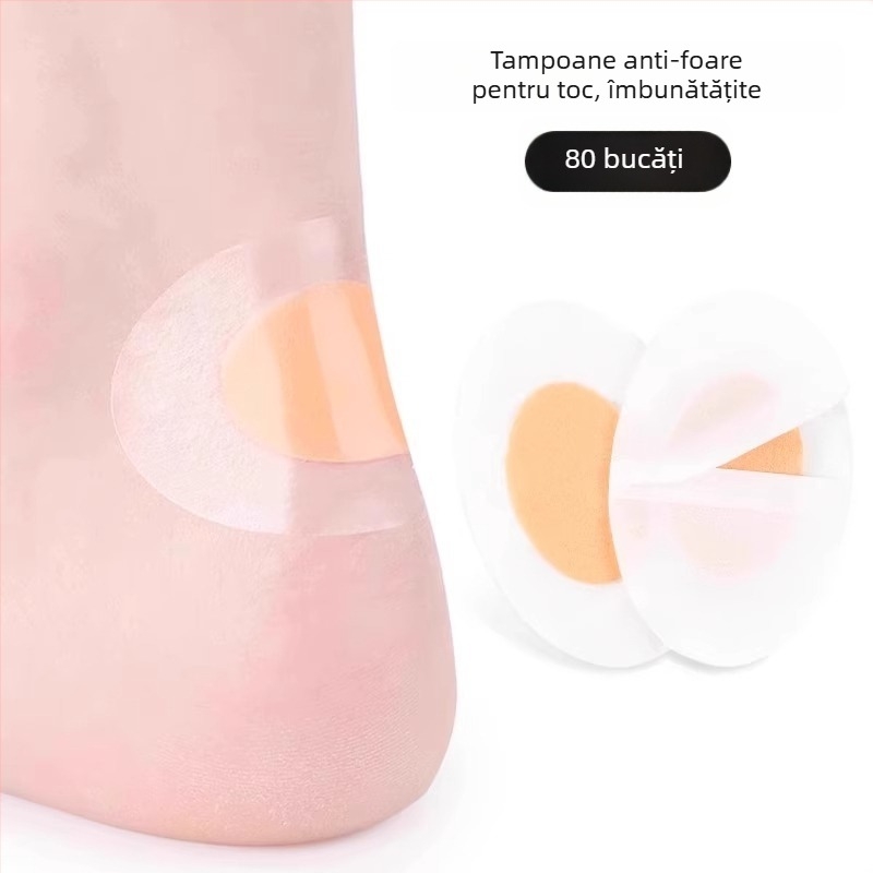 Patch antifrictiune pantofi, model rotund, compatibil cu adidași, pantofi din piele, sandale și pantofi casual, purtare zilnică