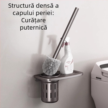 Dulap pentru periuța de toaletă, montat pe perete, oțel inoxidabil, 1 buc, fără găuri, fără colțuri moarte