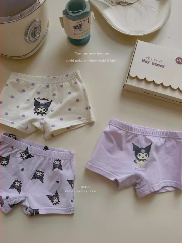 Set de chiloti pentru copii, trei piese, 95% bumbac, unisex, pentru copii 3–8 ani (100–140 cm), siguranță Clasa A, Primăvara 2024