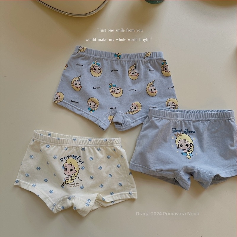 Set de chiloti pentru copii, trei piese, 95% bumbac, unisex, pentru copii 3–8 ani (100–140 cm), siguranță Clasa A, Primăvara 2024