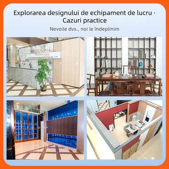 Panou decorativ PVC cu textură lemn, model Xh10090101, marcă Xishijia, stil: plat / minimalist modern, material PVC