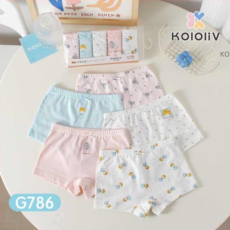 Chiloți pentru fete, antibacteriali din bumbac 100%, clasă A, imprimeu, pentru copii peste 8 ani.