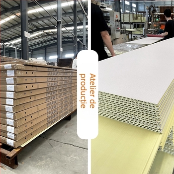 Panouri pereți din fibre de bambus integrate – PVC, grosime 8–9 mm, stil: plat / american / nou stil chinezesc / minimalist modern / lux ușor