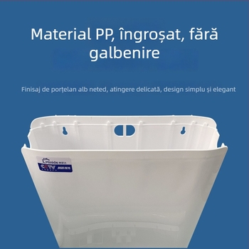 Rezervor de apă PP pentru toaletă de tip squat – set, acționare prin apăsare manuală, 5–8 L, plastic