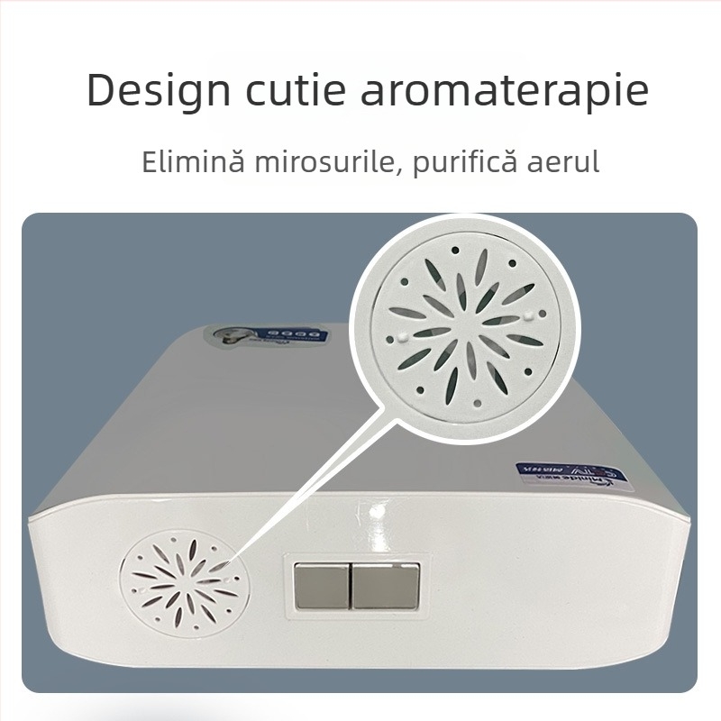 Rezervor de apă PP pentru toaletă de tip squat – set, acționare prin apăsare manuală, 5–8 L, plastic