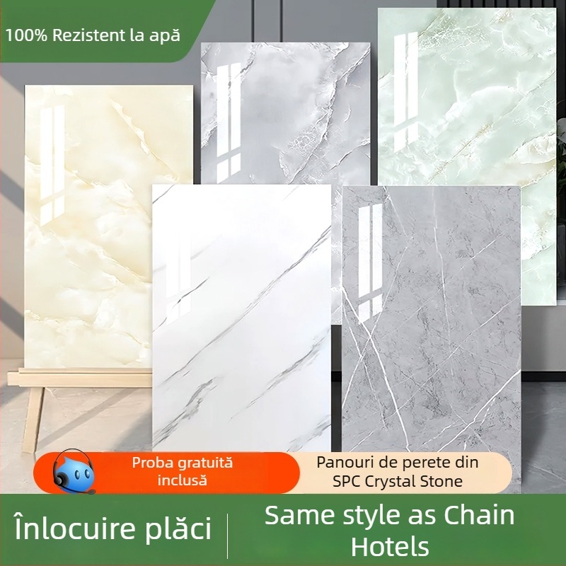 Panou de perete SPC – material Stone Plastic, model SPC wall panel, stil plat, marcă Praise blessings