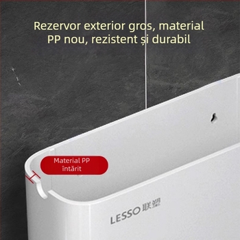 Rezervor de apă pentru toaletă de tip squat, material PP, flux manual de clătire, 3–6 L, drenaj pe podea