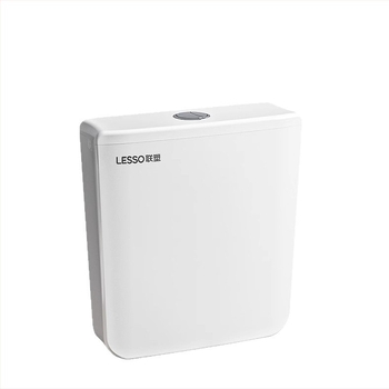 Rezervor de apă montat pe perete pentru toaletă de tip crouch — PP, 4–7 L clătire, control manual al clăsirii, drenaj la podea, model EP02103