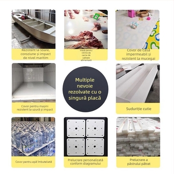 Plăci PP și PE, rezistente la uzură, de calitate alimentară, potrivite pentru acvacultură, rezistență la chimicale, protecția mediului și procesarea alimentelor