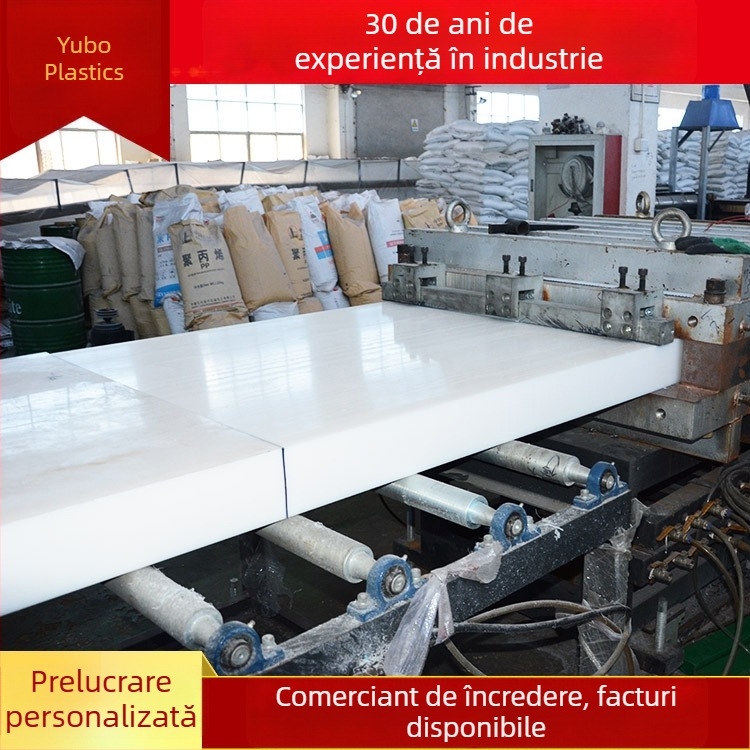 Planșă de tăiere din PP, grosime mare, UV‑rezistentă, rezistentă la acizi și alcalii, ignifugă