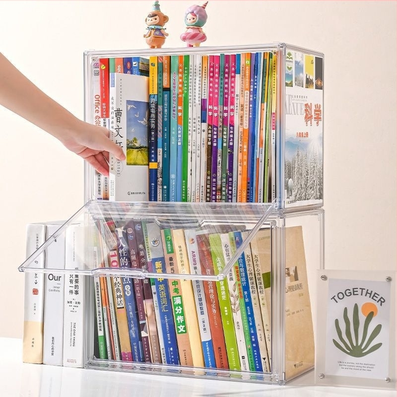 Cutie de depozitare pentru birou HY-868 din PET plastic, 24L, protecție împotriva prafului