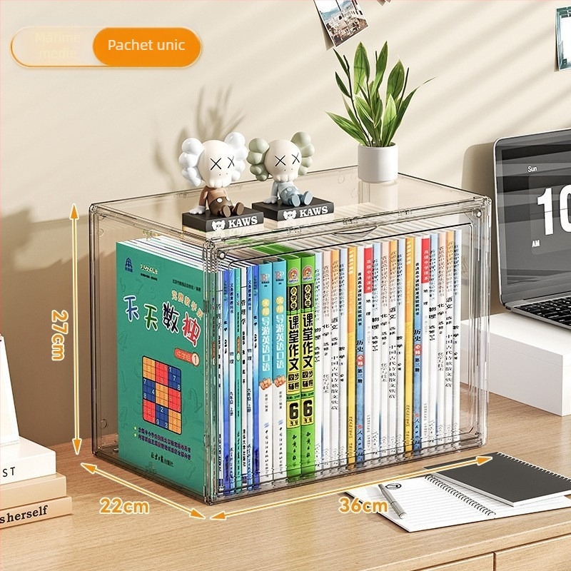 Cutie de depozitare pentru birou HY-868 din PET plastic, 24L, protecție împotriva prafului