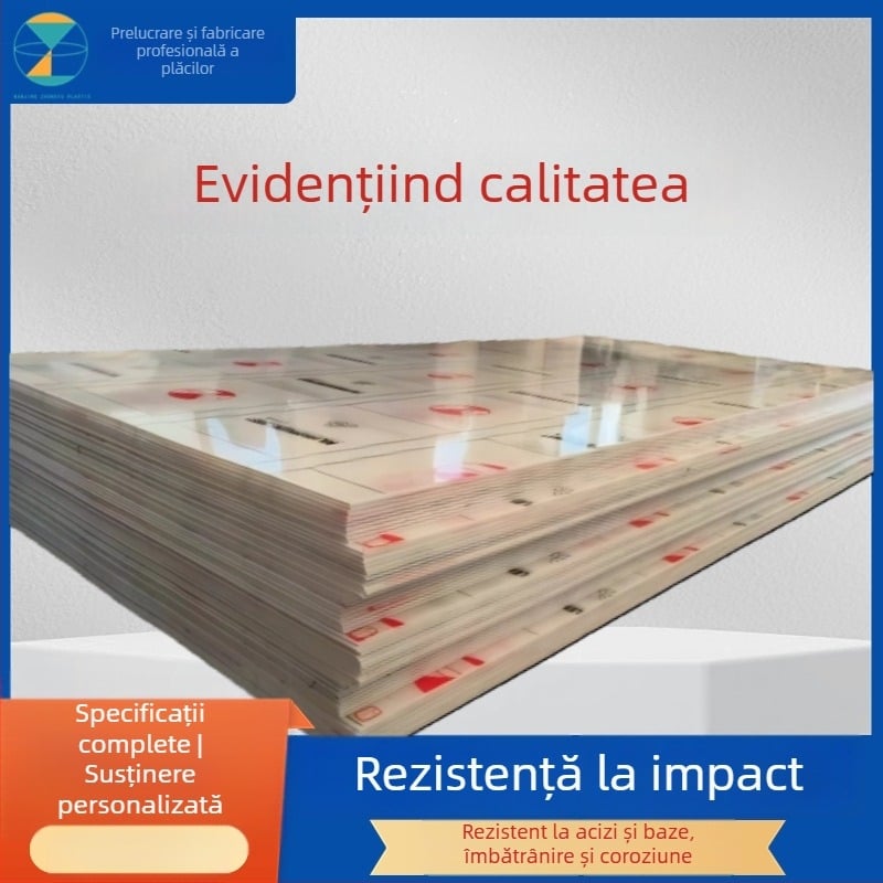 Placă din polipropilenă - rezistentă la acizi și baze, densitate 0.93, pentru scări și mobilier