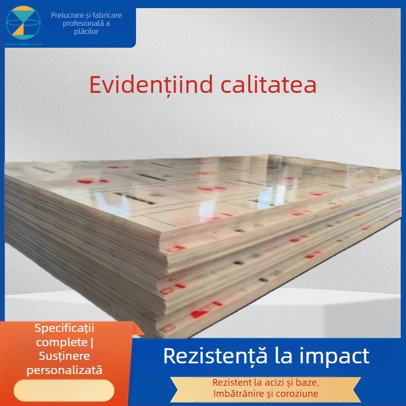 Placă din polipropilenă - rezistentă la acizi și baze, densitate 0.93, pentru scări și mobilier