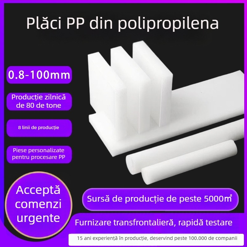 Placă din plastic PP – Utilizare industrială, Brand Bochi, Origine Shandong, China