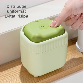 Duzator de săpun bucătărie Heart-made, acționare prin apăsare, ABS, stil lux ușor, turnare prin injecție