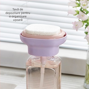 Dispenser de lichid pentru vase Zhongheng, apăsare manuală, greutate 71 g, finisaj neted, coduri de produs B5441/B5442