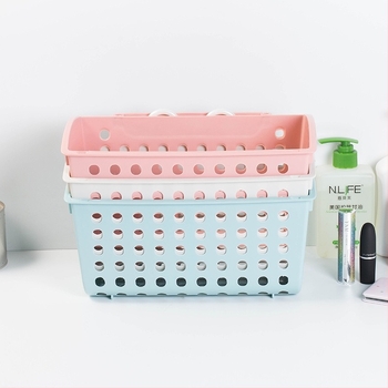 Cos de depozitare suspendat pentru baie, rotativ la 360°, material PP, modelele 9989/9990, pentru CD-uri, telecomenzi, papetărie și produse cosmetice