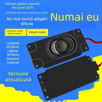 Carcasă difuzor dreptunghiular 3070, 4 Ω, 3 W, cu spectru complet, coaxial, 50-30000 Hz