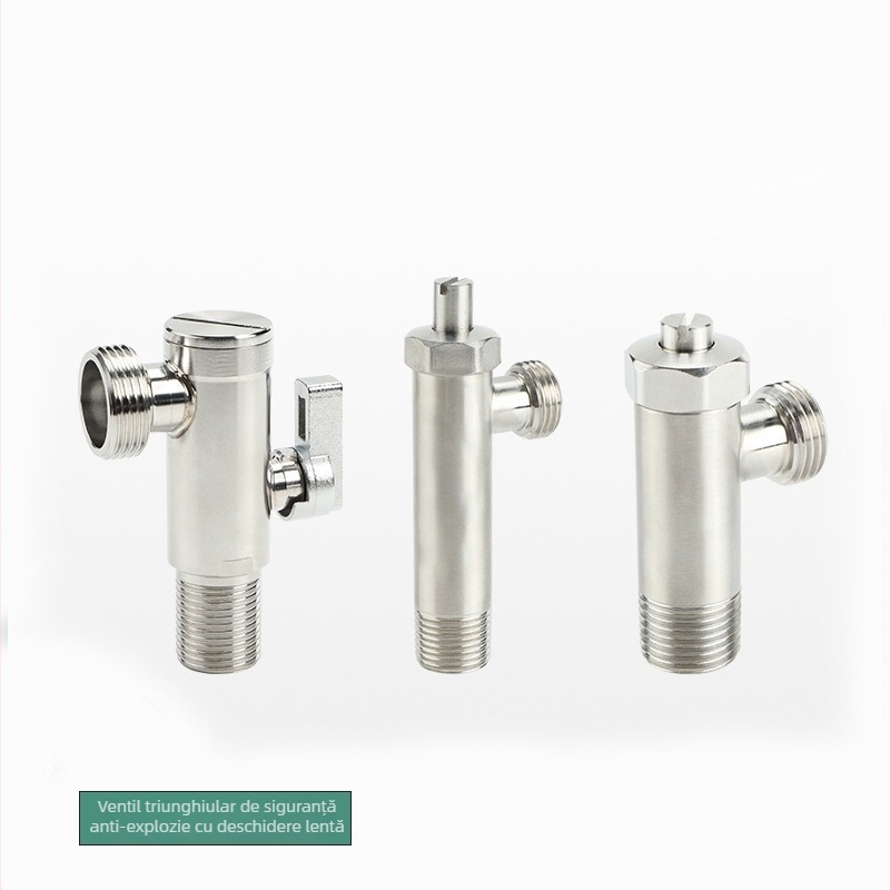 Ventil unghi extins din oțel inoxidabil 304 cu filtru – robinet de intrare a apei pentru toaletă inteligentă