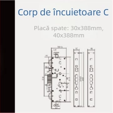 Corp de închidere – oțel, model 01112, marcă Purrucker/Prucker, domeniu de utilizare 40-78, greutate 5