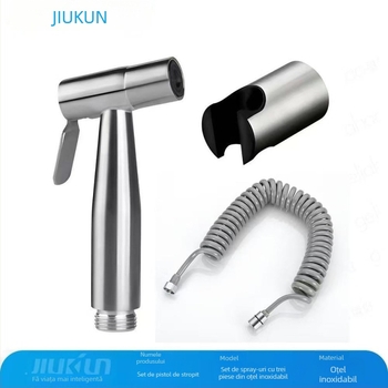 Jiukun Pistol de curățare pentru toaletă din oțel inoxidabil 304 — Curățare toaletă, Instalare posibilă