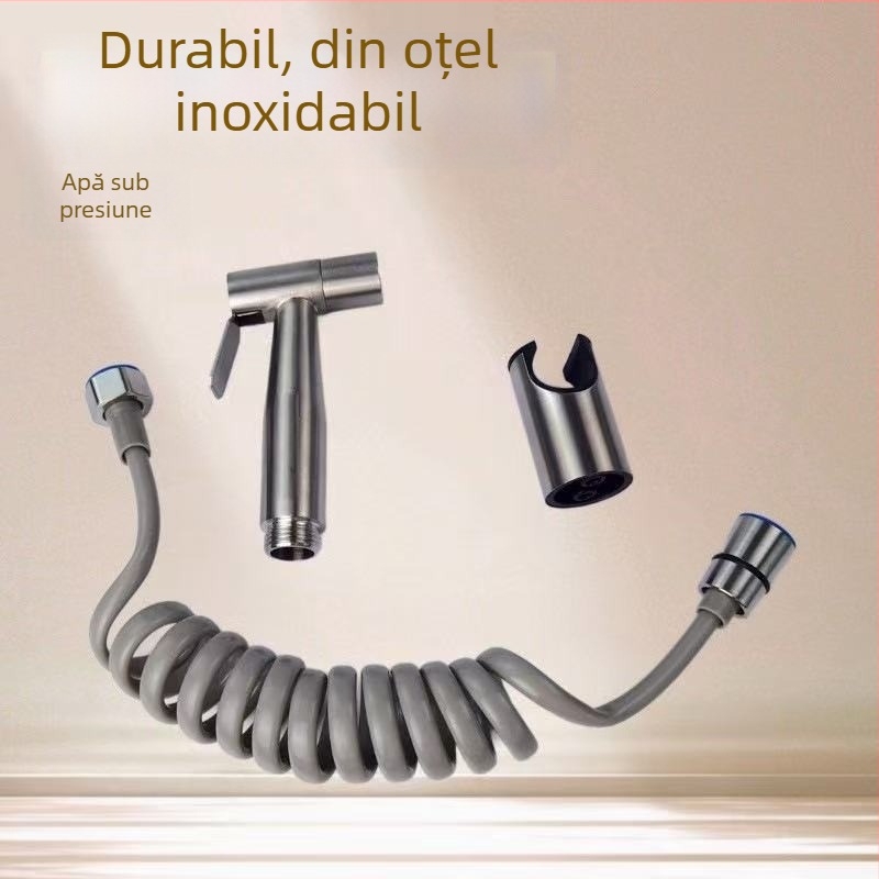 Jiukun Pistol de curățare pentru toaletă din oțel inoxidabil 304 — Curățare toaletă, Instalare posibilă