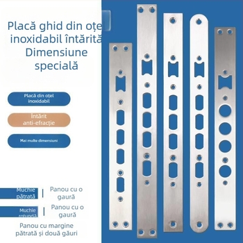 Încuietoare biometrică cu amprentă – corp de încuietoare cu formă specială, placă de ghidaj pentru panou, oțel inoxidabil, modelul 000, greutate 0,1 kg