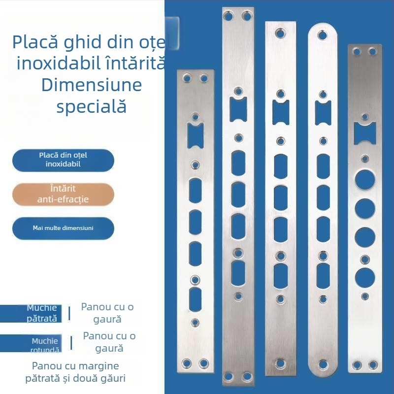 Încuietoare biometrică cu amprentă – corp de încuietoare cu formă specială, placă de ghidaj pentru panou, oțel inoxidabil, modelul 000, greutate 0,1 kg