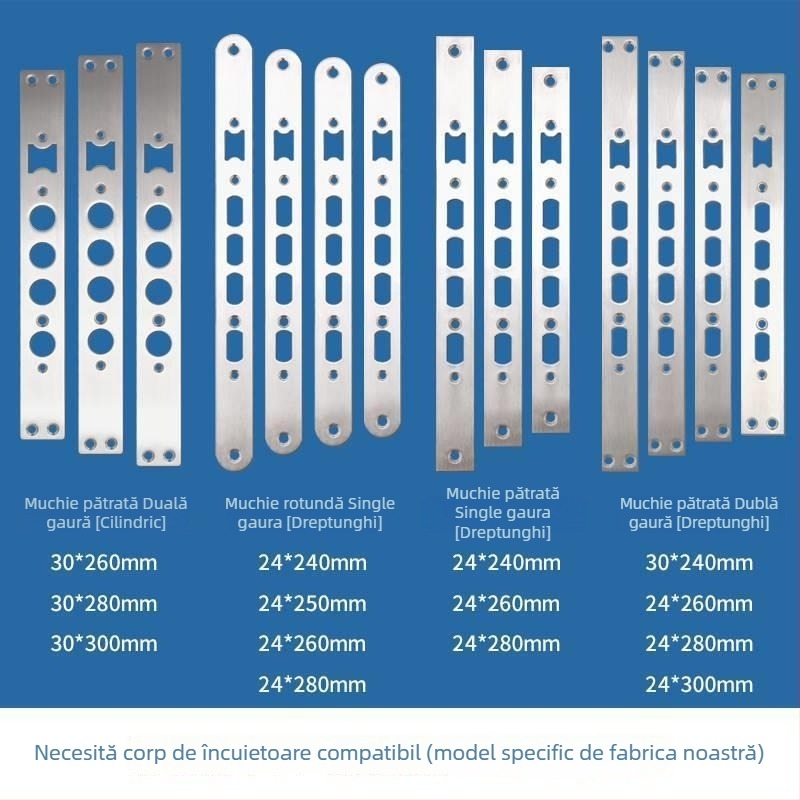 Încuietoare biometrică cu amprentă – corp de încuietoare cu formă specială, placă de ghidaj pentru panou, oțel inoxidabil, modelul 000, greutate 0,1 kg