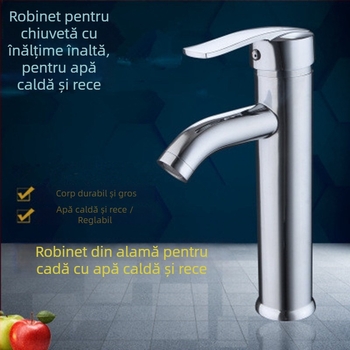 Morning Dew Robinet amestec din cupru pentru chiuvetă – Fierbinte şi Rece, montaj pe blat, cartuş ceramic, 0–90°C, 10 MPa