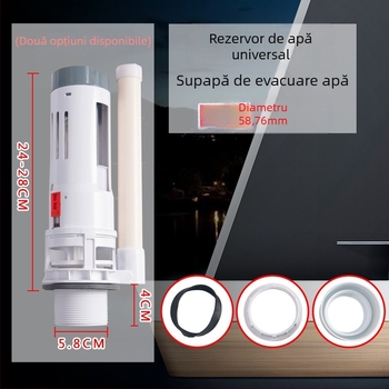 Rezervor de toaletă din plastic cu design divizat — Xin Leon, ABS, stil modern minimalist, producție OEM