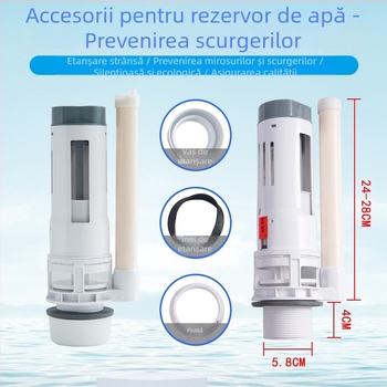 Rezervor de toaletă din plastic cu design divizat — Xin Leon, ABS, stil modern minimalist, producție OEM