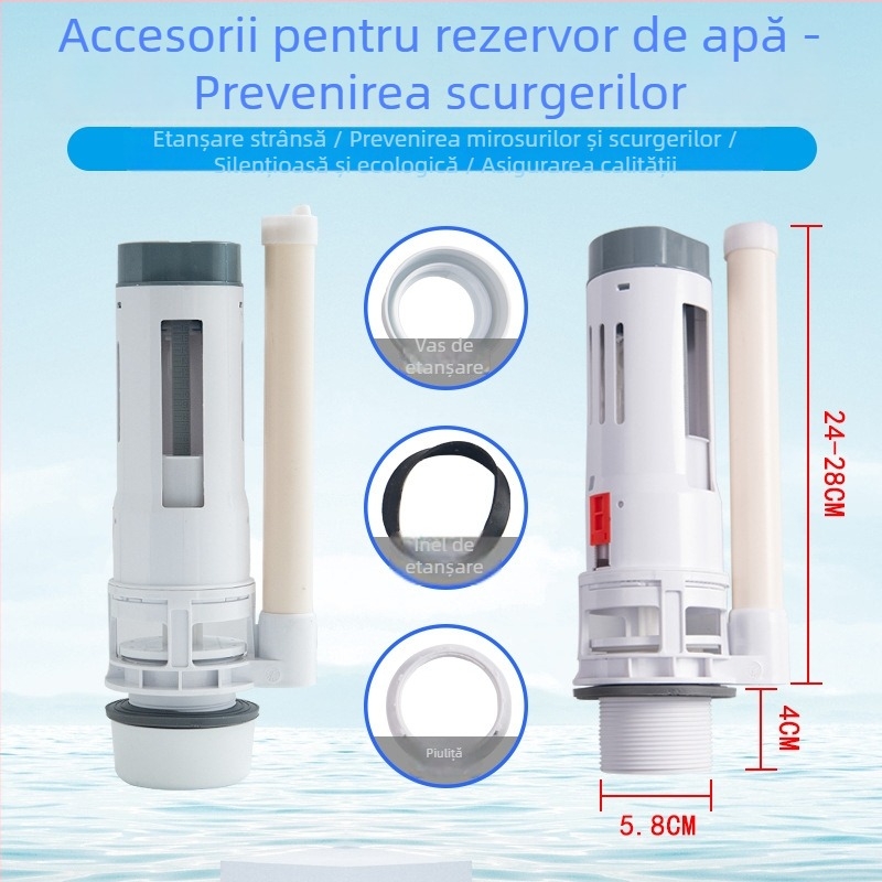Rezervor de toaletă din plastic cu design divizat — Xin Leon, ABS, stil modern minimalist, producție OEM