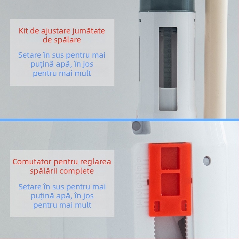 Rezervor de toaletă din plastic cu design divizat — Xin Leon, ABS, stil modern minimalist, producție OEM