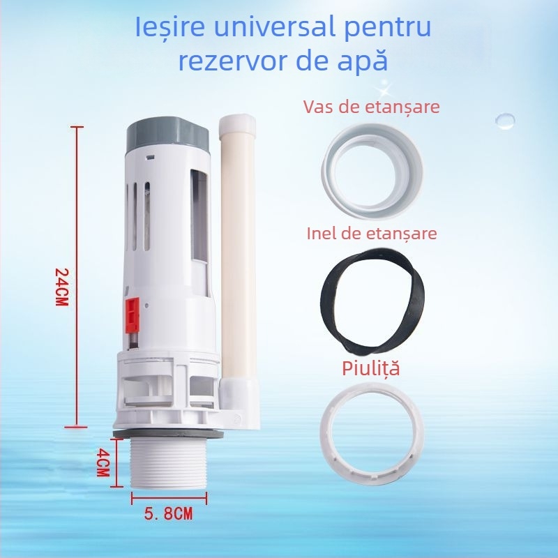 Rezervor de toaletă din plastic cu design divizat — Xin Leon, ABS, stil modern minimalist, producție OEM