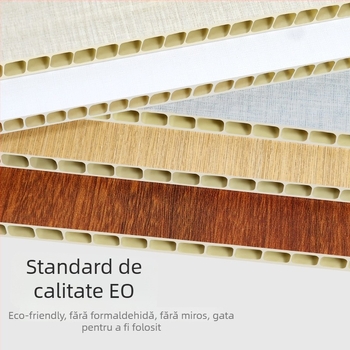 Panouri de perete din fibră de bambus — Shunfuda, model plăcuță de perete integrată, origine Linyi, Shandong, fără montaj