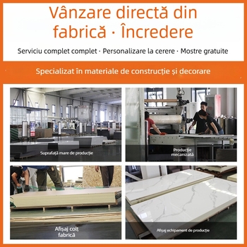 Panouri de perete din fibră de bambus — Shunfuda, model plăcuță de perete integrată, origine Linyi, Shandong, fără montaj