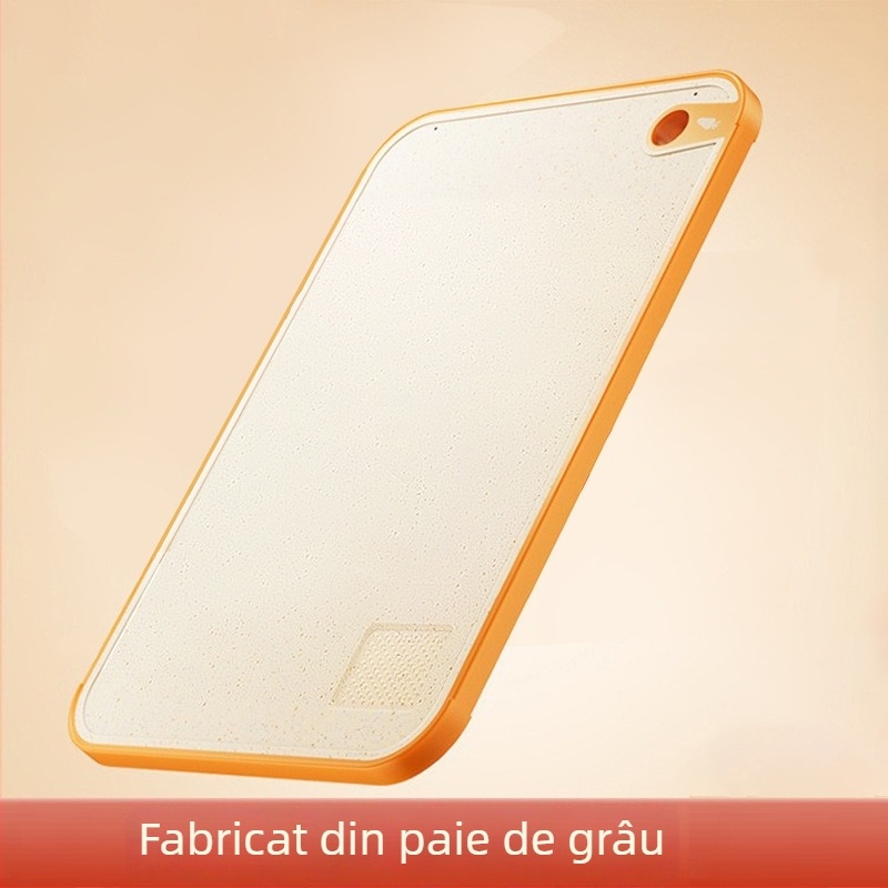 Set de tocătoare din paie de grâu, cu două fețe, antiderapant, antibacterian, rezistent la mucegai