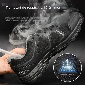 Pantofi de antrenament unisex cu Spandex/Lycra, pentru alergare, drumeții și ciclism — Vara 2025, greutate 1 kg