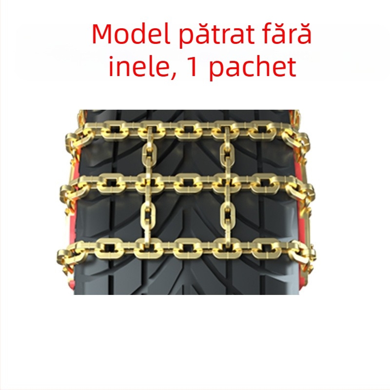 Lanturi antiderapante în formă de T pentru automobile, oțel, universal pentru jante din aluminiu, dimensiuni ale pneurilor 165-275, greutate 3-13 kg